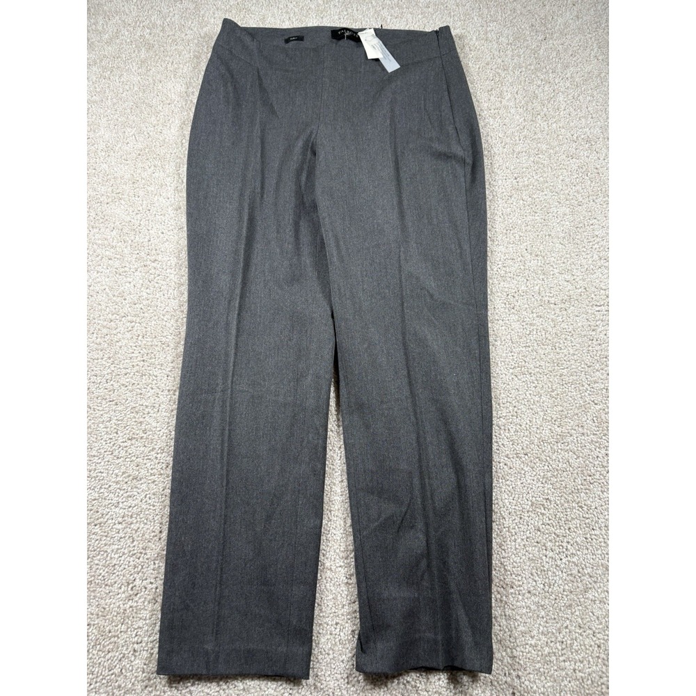 NWT Women's Talbots Pleated Gray Dress Pants Curvy Size 6P